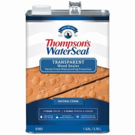 Thompsons Waterseal 1 gal Transparent Waterproofing Stain, Natural Cedar TH572891